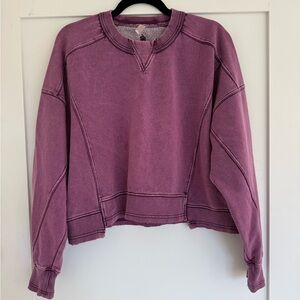 Free People Movement Intercept Pullover Purple M